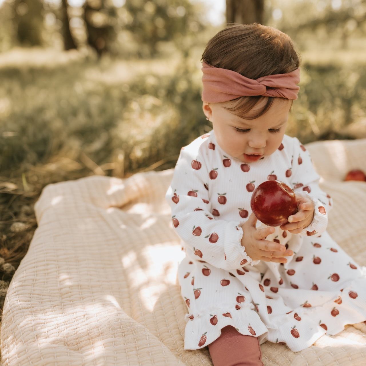 Apple Orchard Ribbed Dress Set
