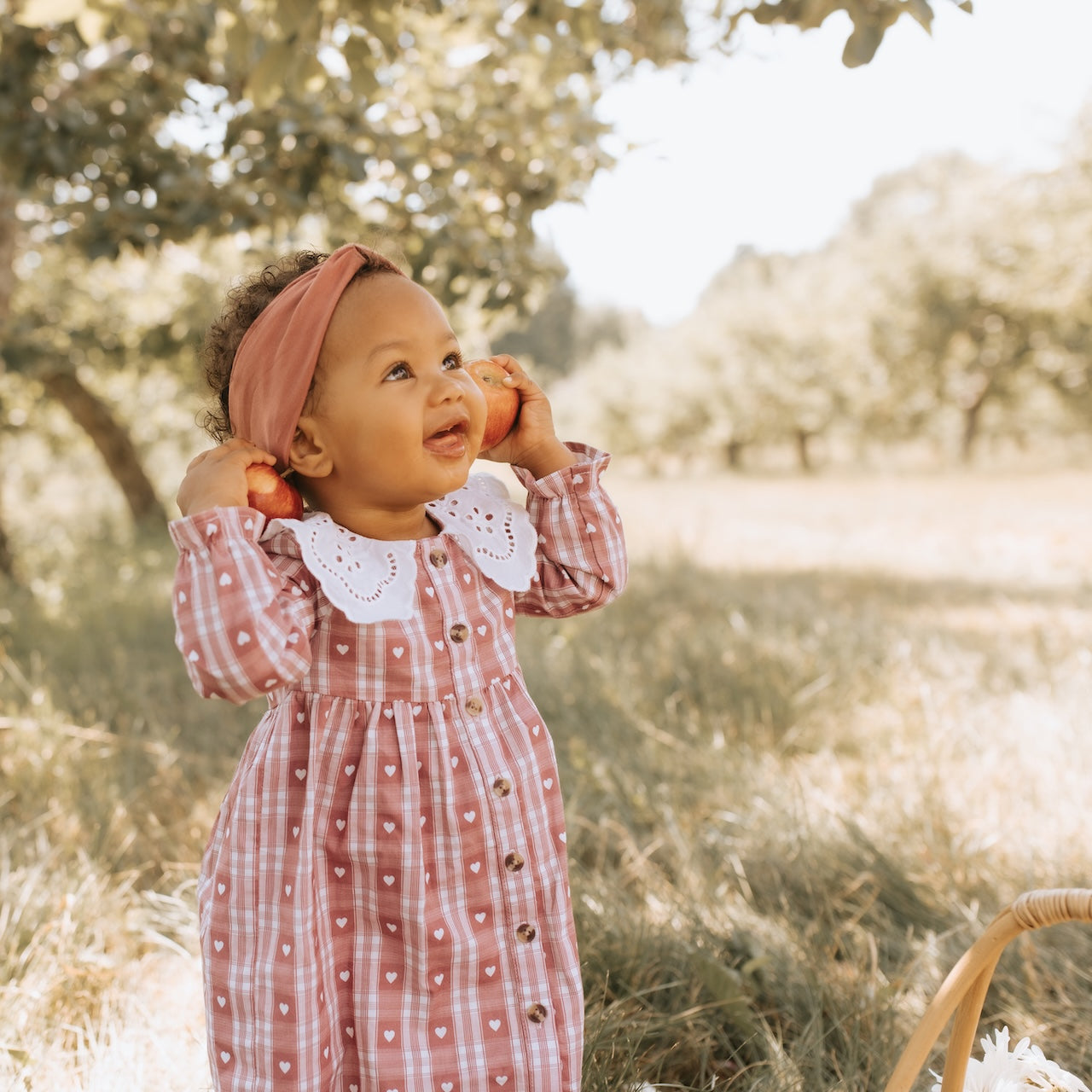 Jazzberry Gingham Dress Set