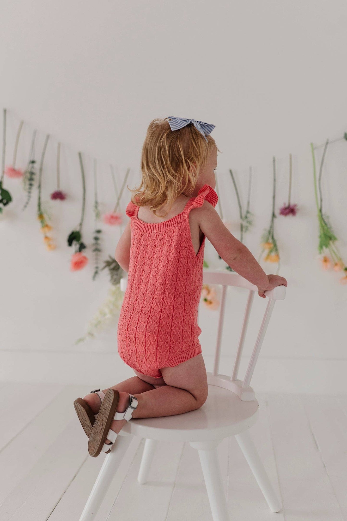 Strawberry Ice Knit Sweater Romper