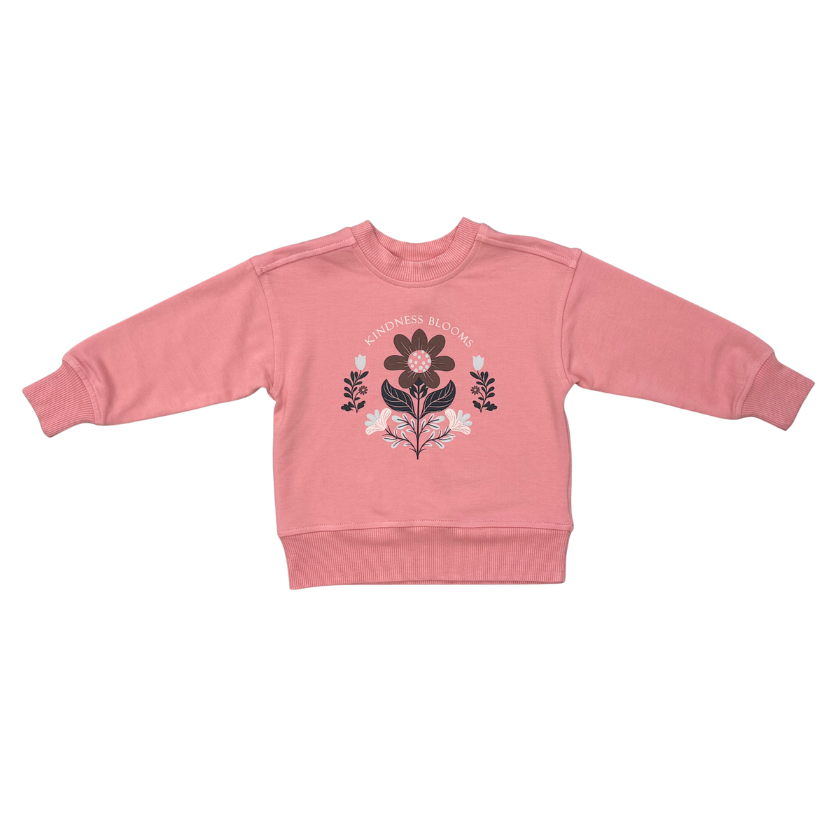 Kindness Blooms Boxy Bamboo Sweatshirt