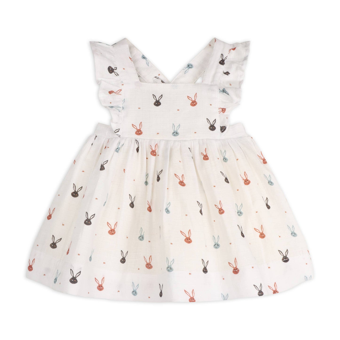 Mini Bunnies Baby Dress + Bloomer (Organic Muslin)
