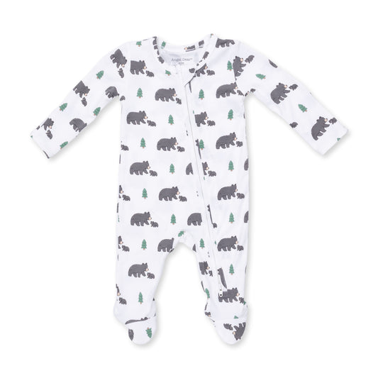 Black Bears - 2 Way Zipper Footie