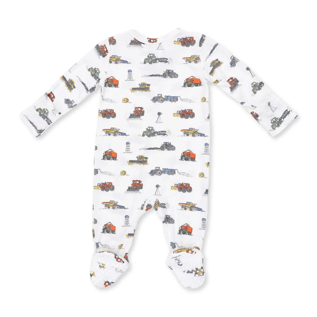 Farm Machines 2 Way Zipper Footie