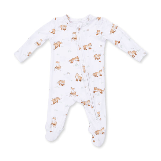 Little Explorer Fox - 2 Way Zipper Footie