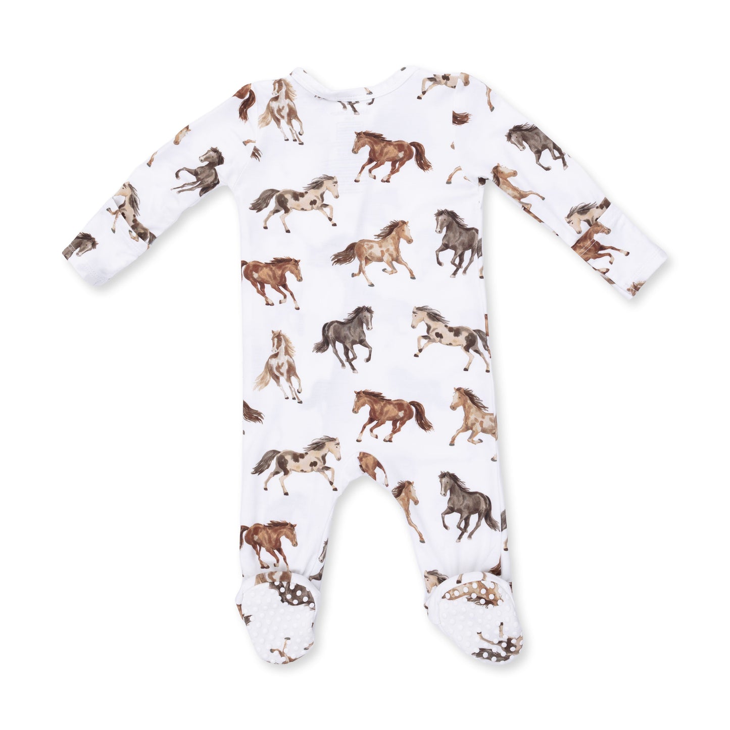 Wild Horses 2 Way Zipper Footie