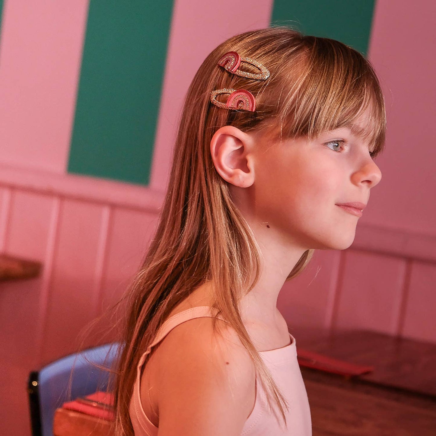 Disco Rainbow Clips