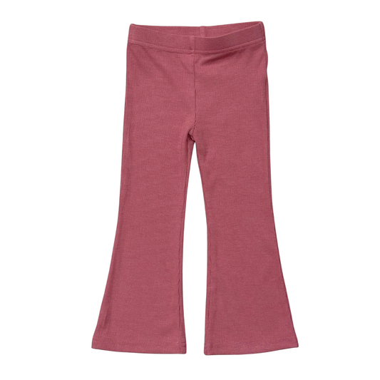 Mesa Rose Rib Flare Pants