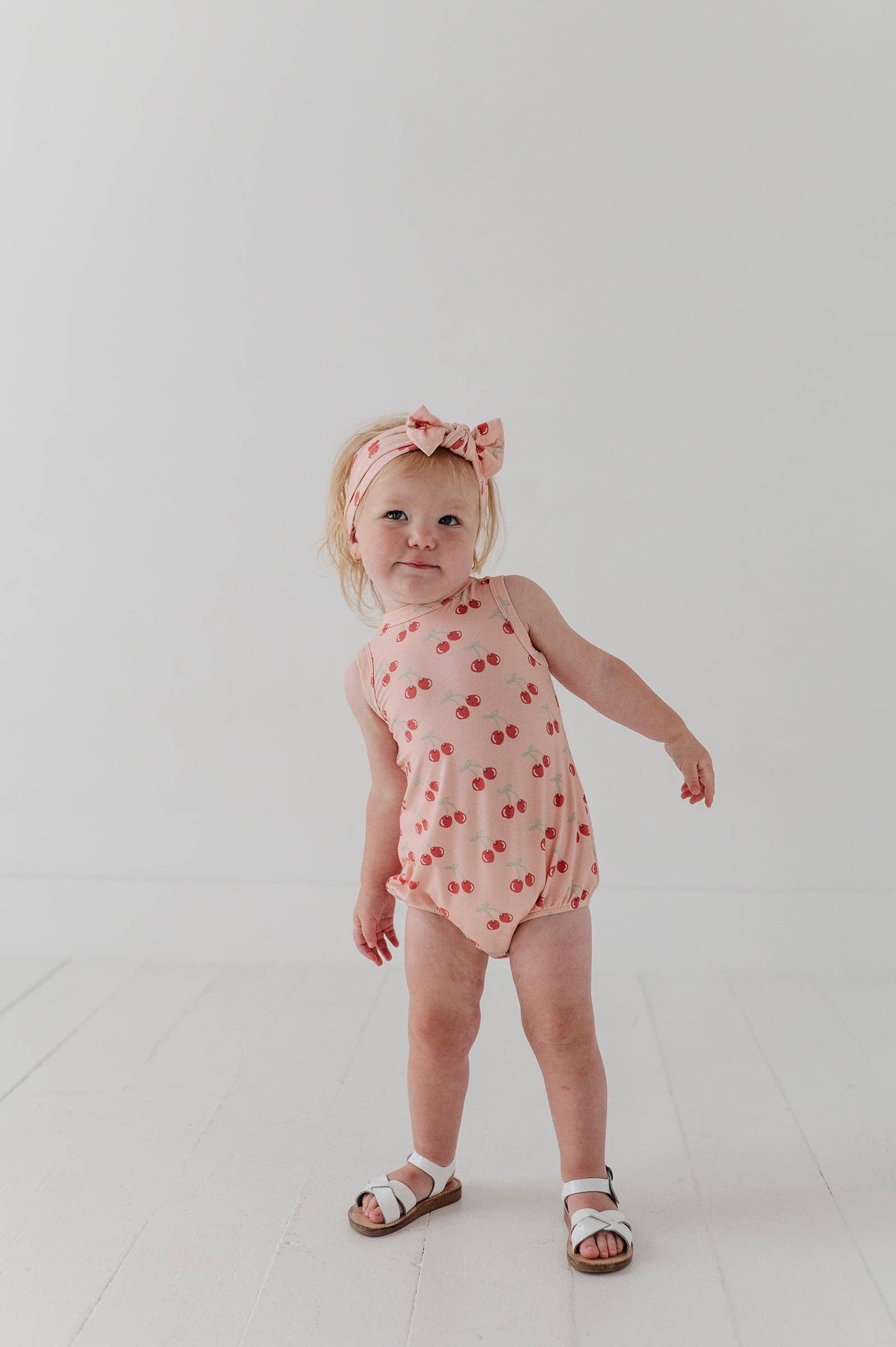 Cherries Bamboo Bubble Romper
