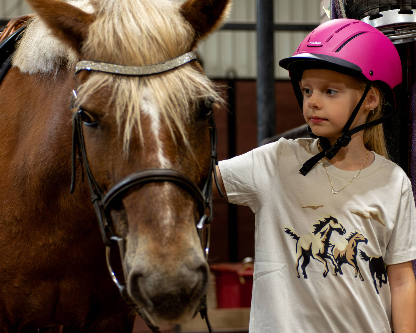 Wild Horses Western Kids Tee