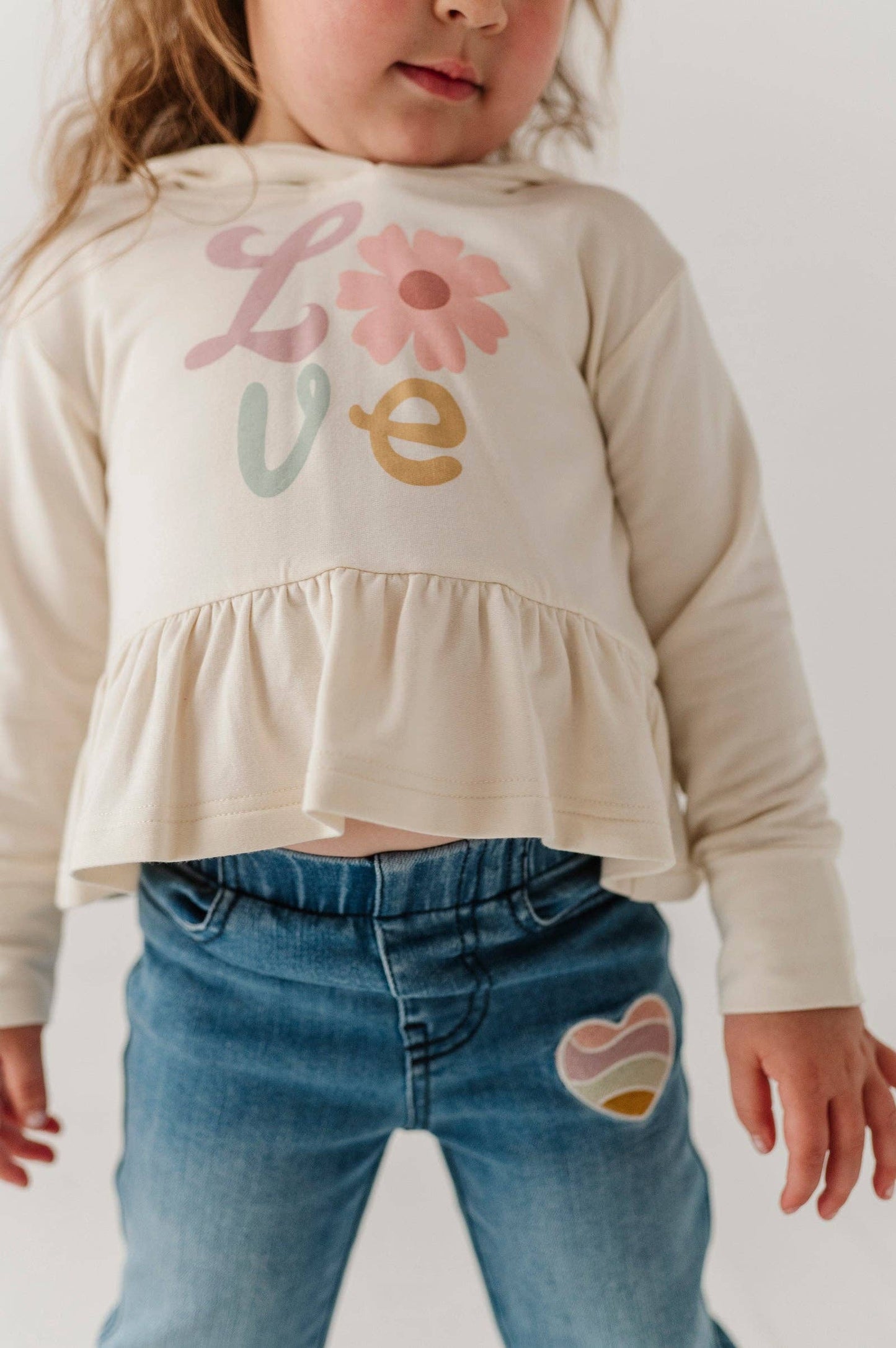 Daisy Love Peplum Hoodie