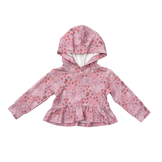 Mini Lilac Cluster Peplum Hoodie