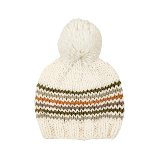 Organic Woodland Stripe Beanie