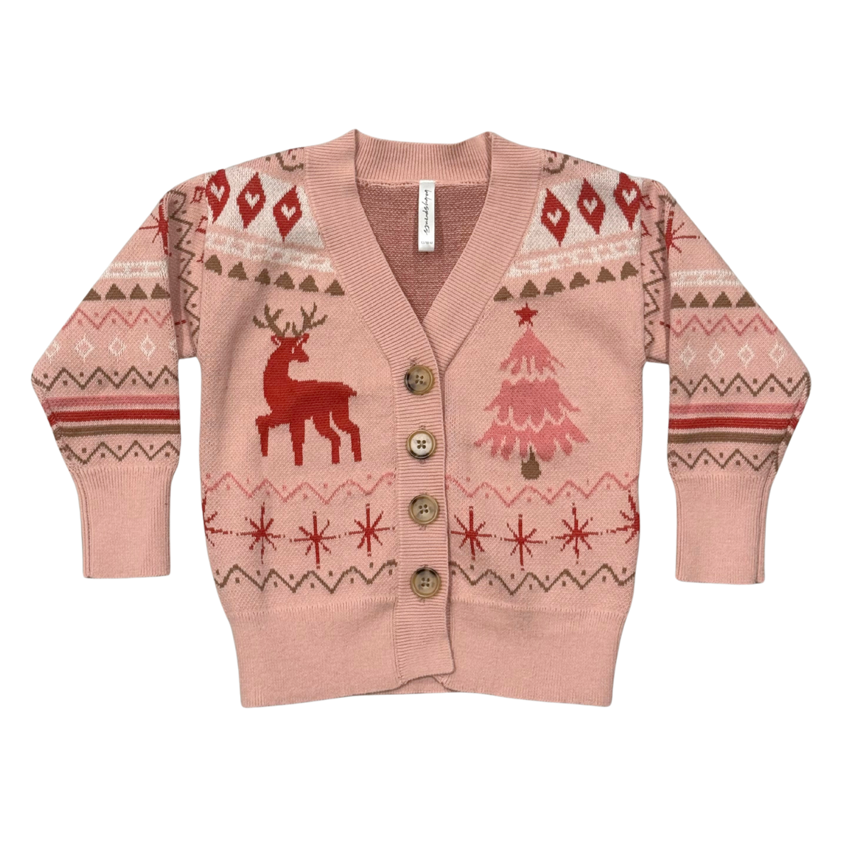 Reindeer Jacquard Christmas Knit Sweater