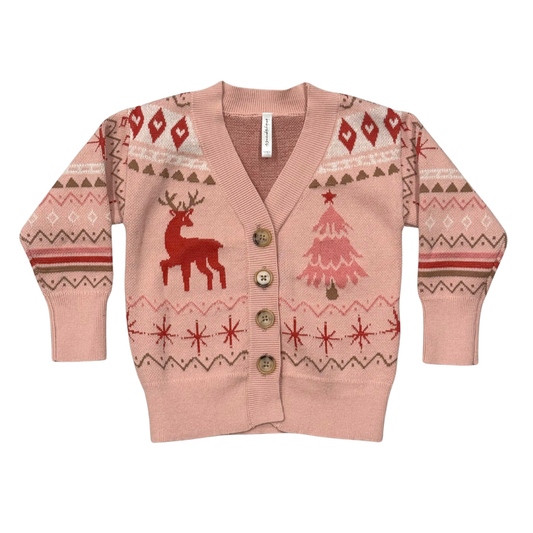 Reindeer Jacquard Christmas Knit Sweater