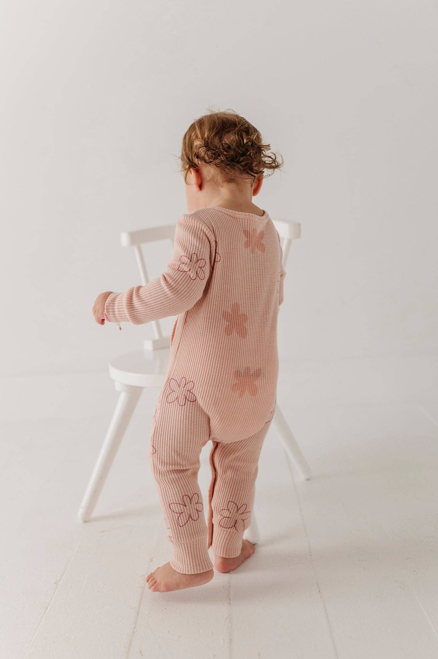 Daisy Doodle Waffle Romper