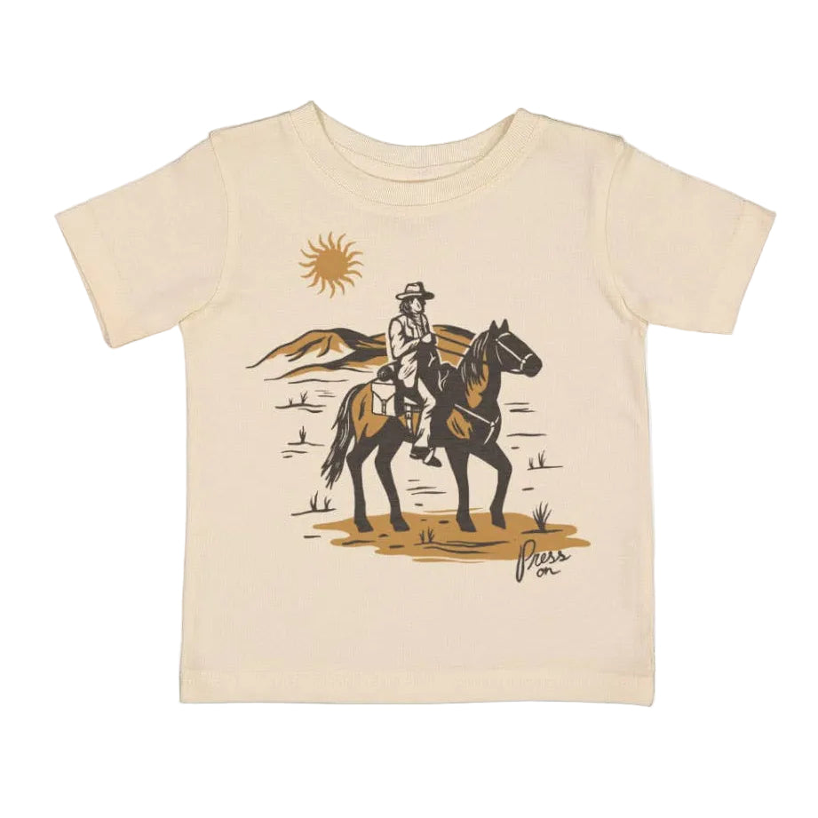 Press On Western Kids Tee