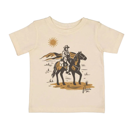 Press On Western Kids Tee