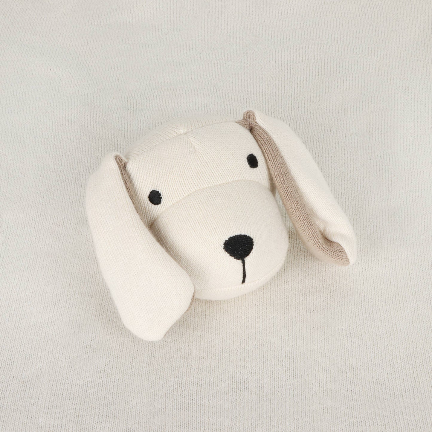 Organic Cotton Lovey - Natural Puppy Dog