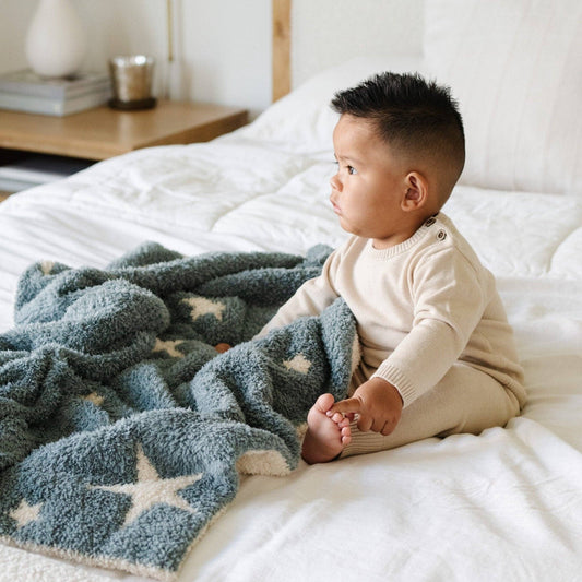 Double Layer Chenille Blanket - Nightfall