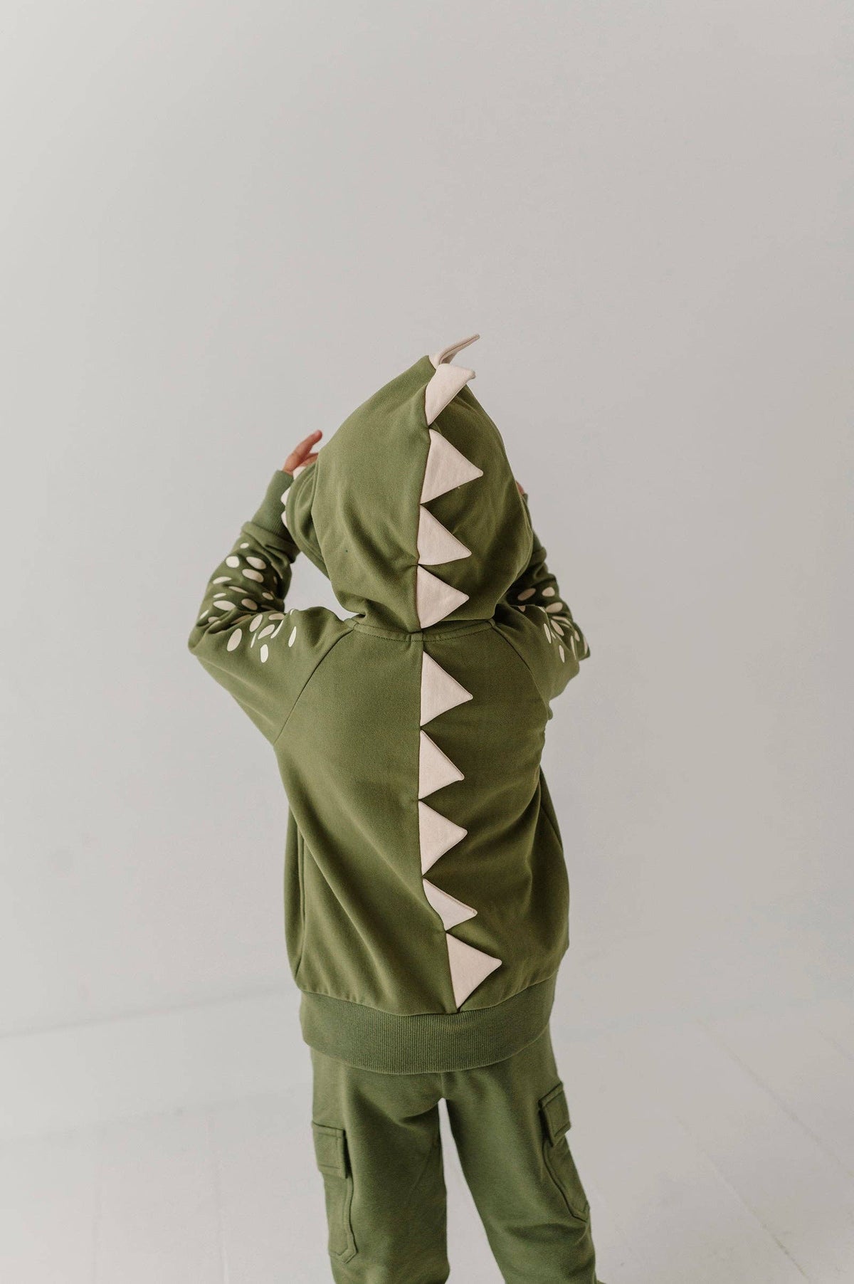 Green Dinosaur Hooded Jacket