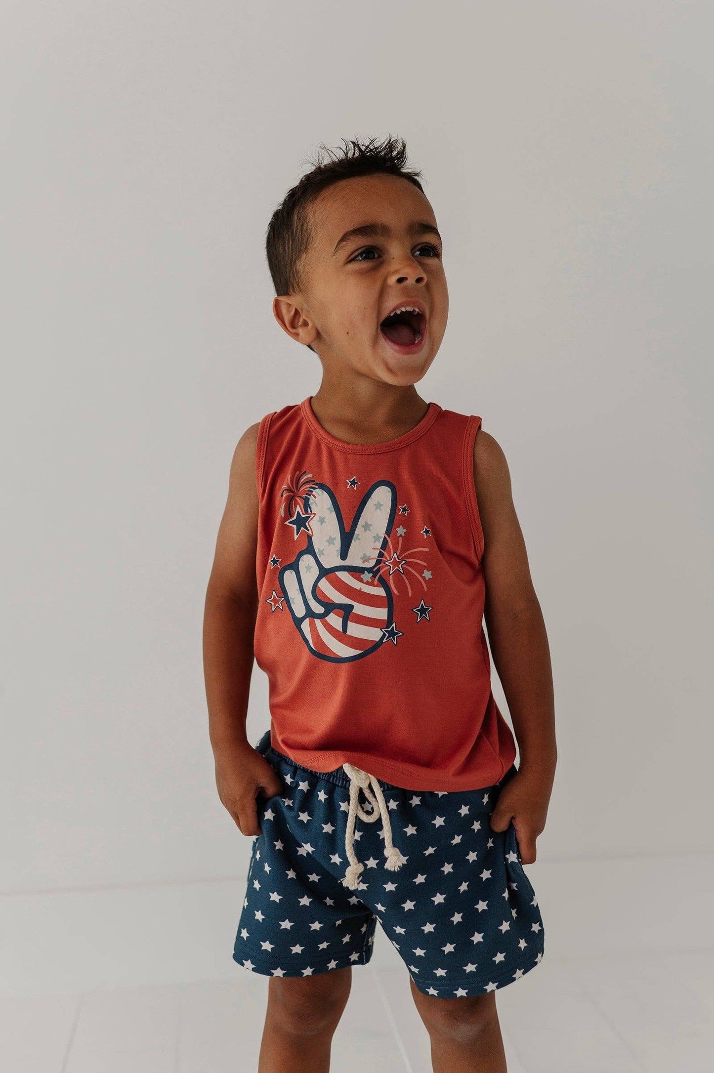 Patriotic Peace Tank Top
