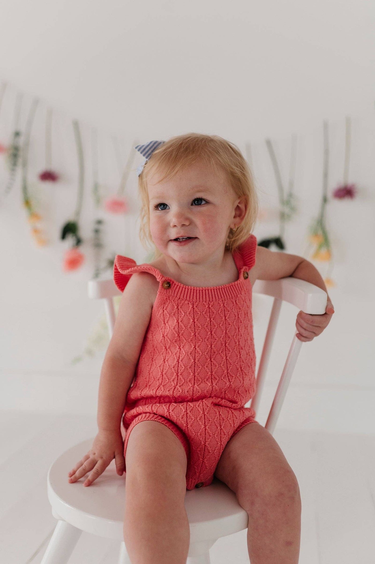 Strawberry Ice Knit Sweater Romper