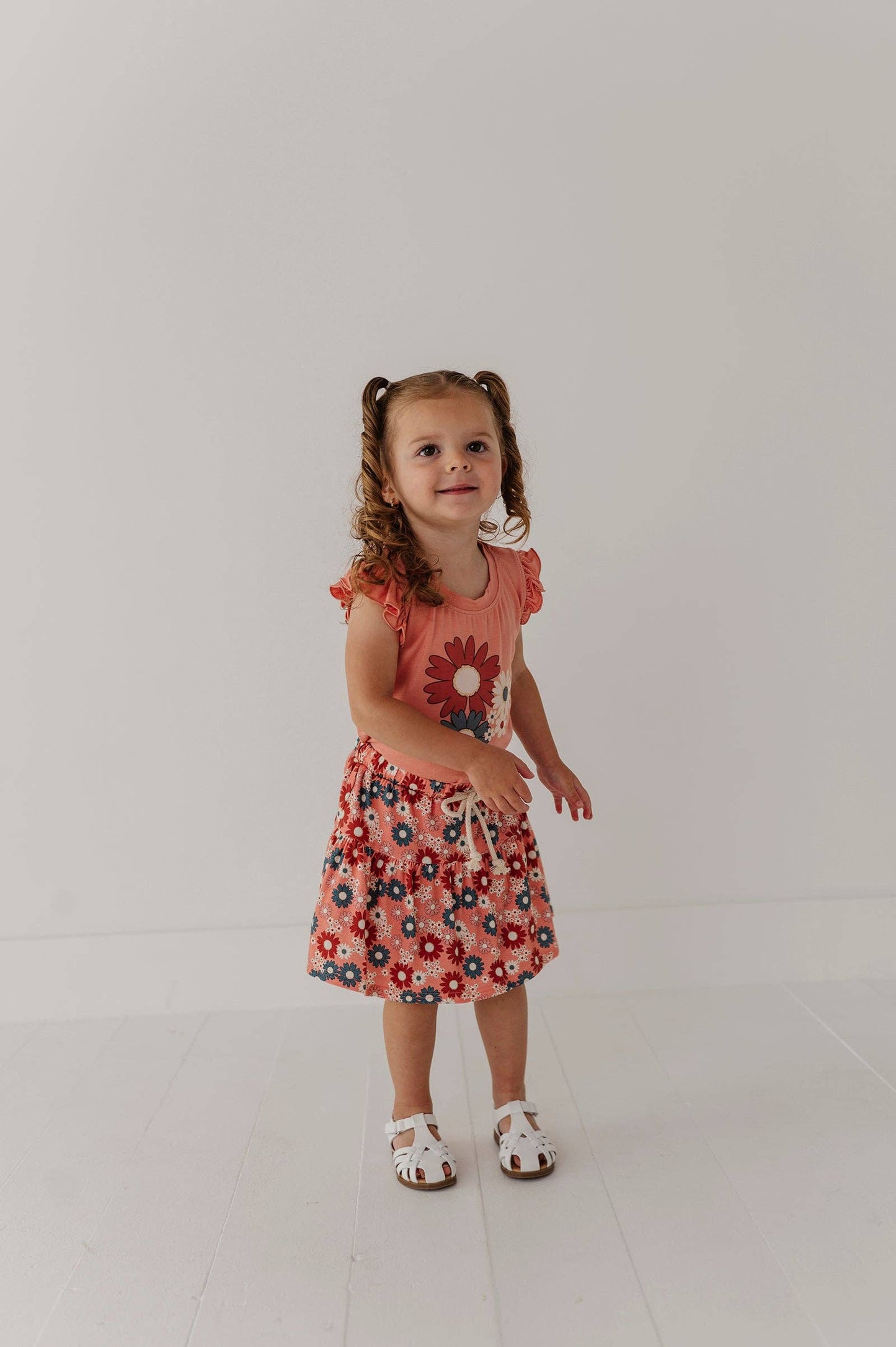 Zoey Daisy Ruffle Sleeveless Top