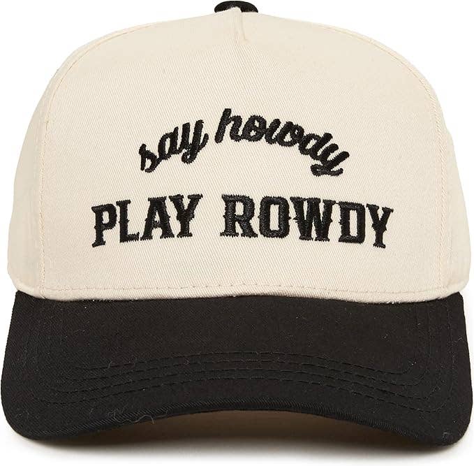 Toddler Say Howdy Play Rowdy Snapback Cap