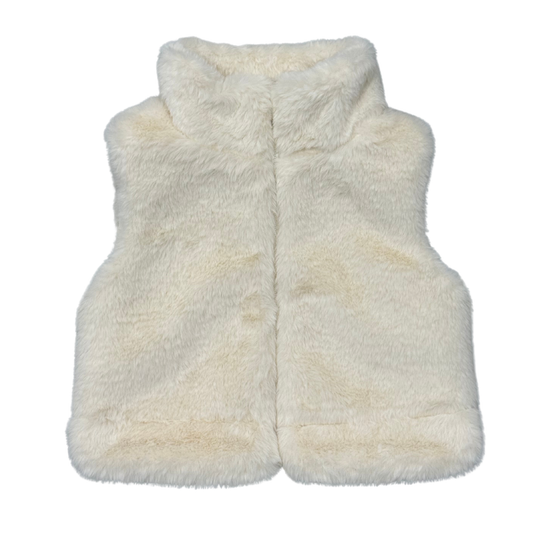 Cream Faux Fur Vest