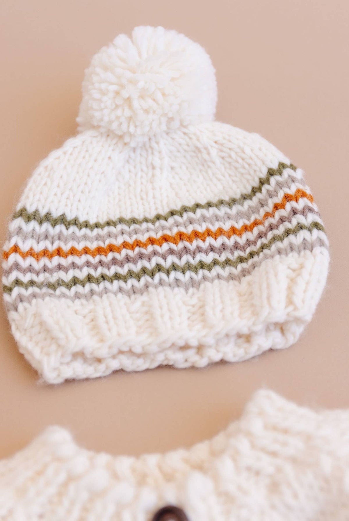 Organic Woodland Stripe Beanie