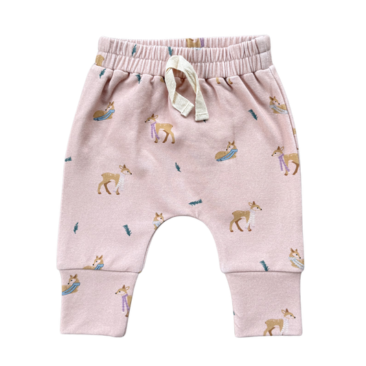 Slim Bamboo Harem Pants - Fawn