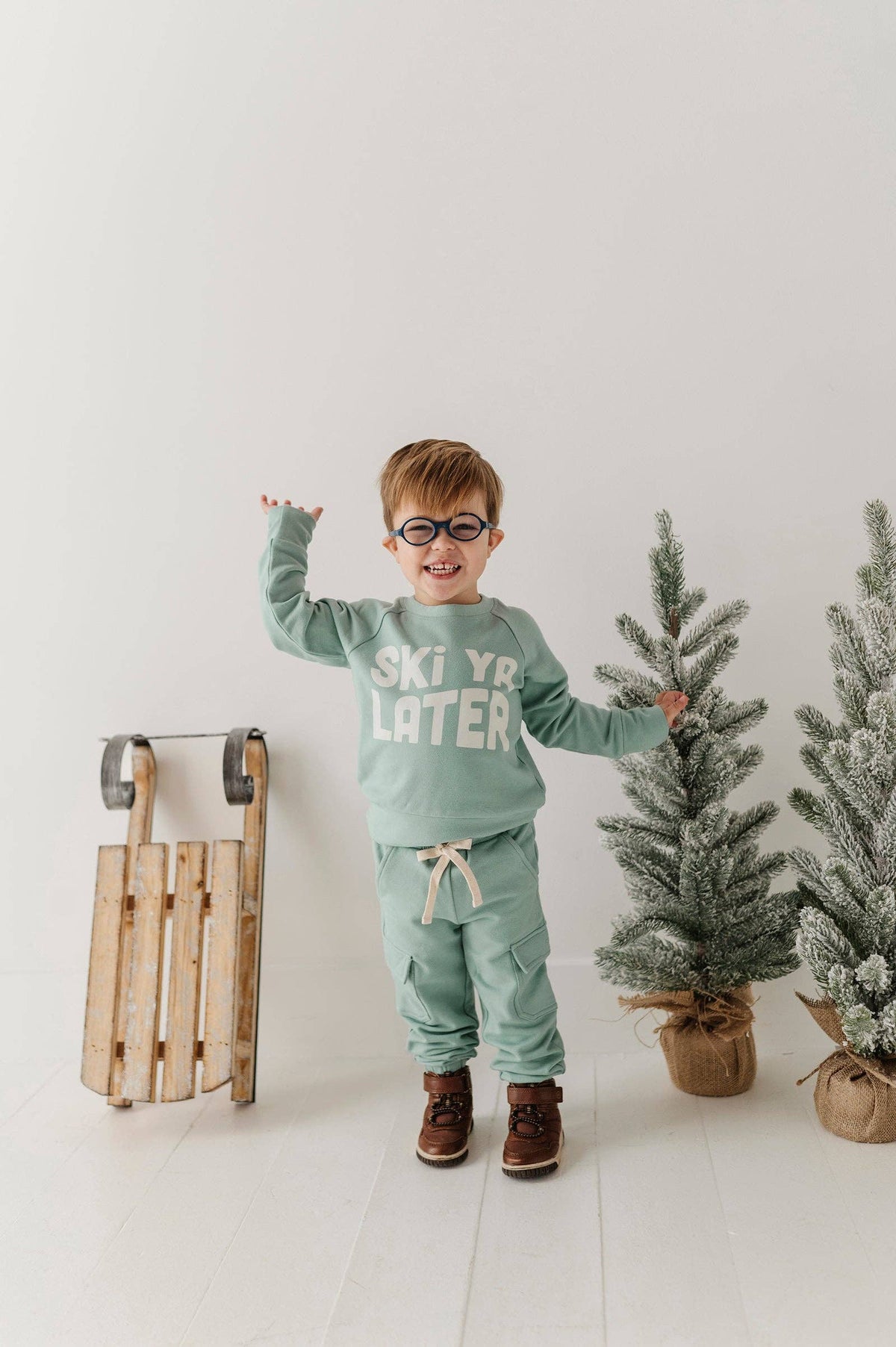 Ski Ya Later Raglan Sweatshirt
