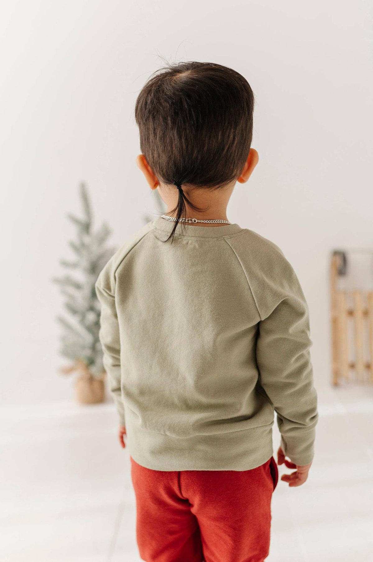 Christmas Truck Raglan Sweatshirt