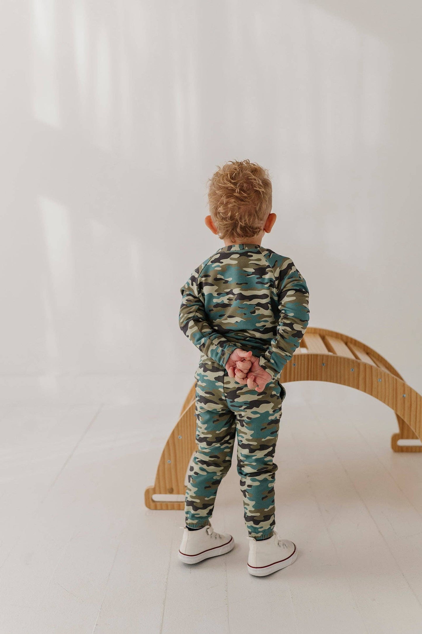 Camouflage Bamboo Cotton Joggers