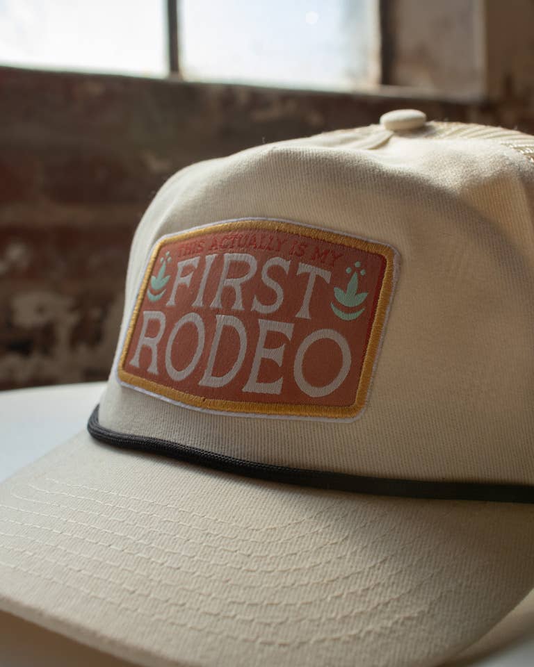 Actually My First Rodeo Kids Trucker Hat