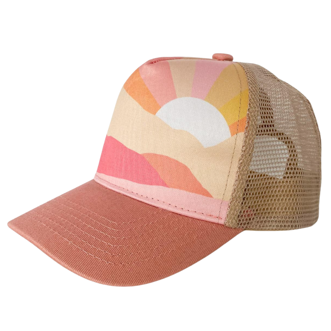 Sedona Sunset Toddler Trucker Hat