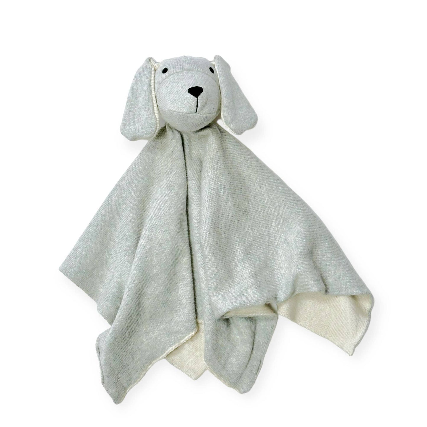 Organic Cotton Lovey - Heather Grey Puppy Dog