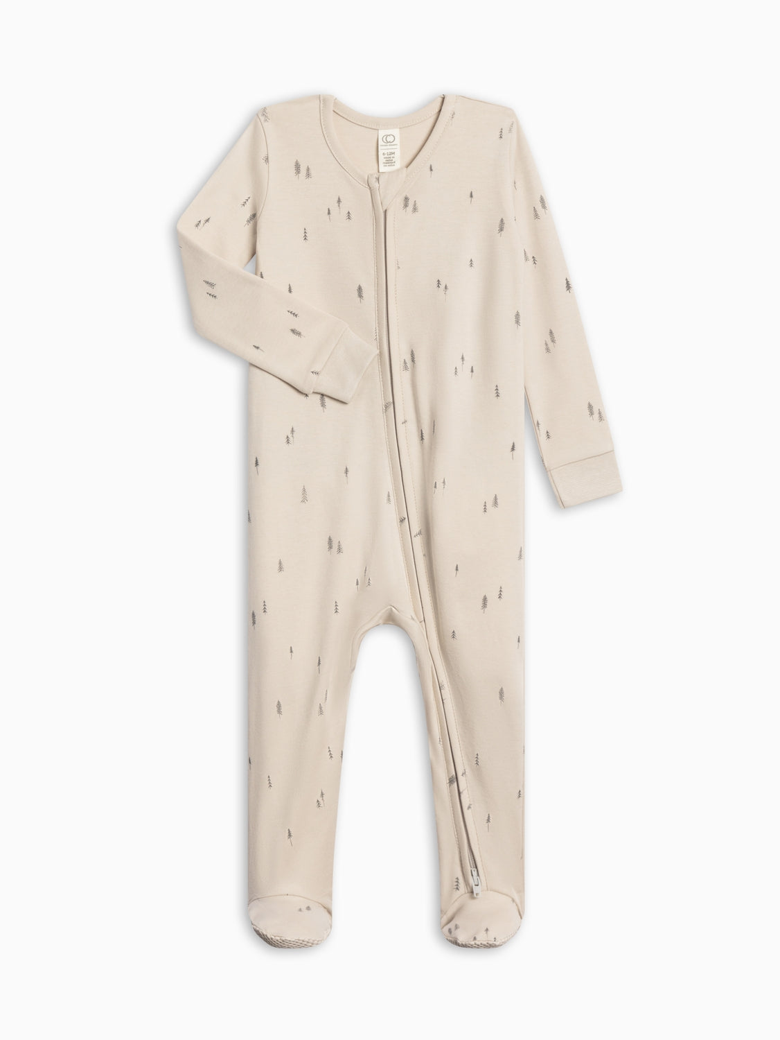 Organic Baby Peyton Footed Sleeper - Trees