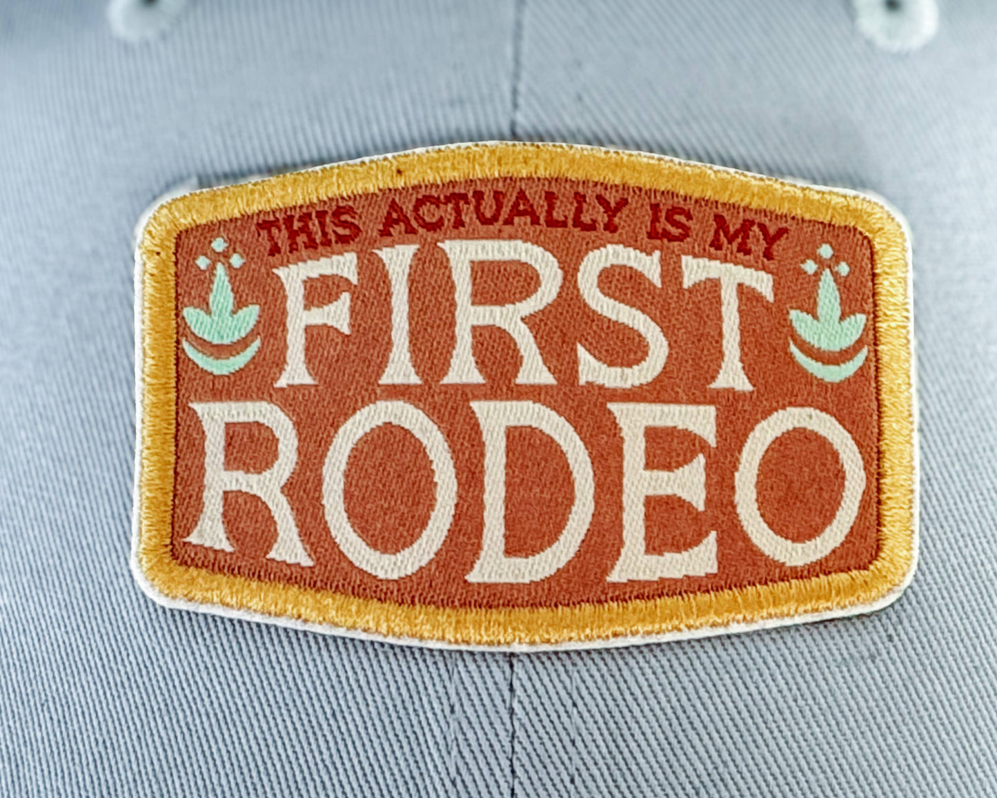 Actually My First Rodeo Kids Hat