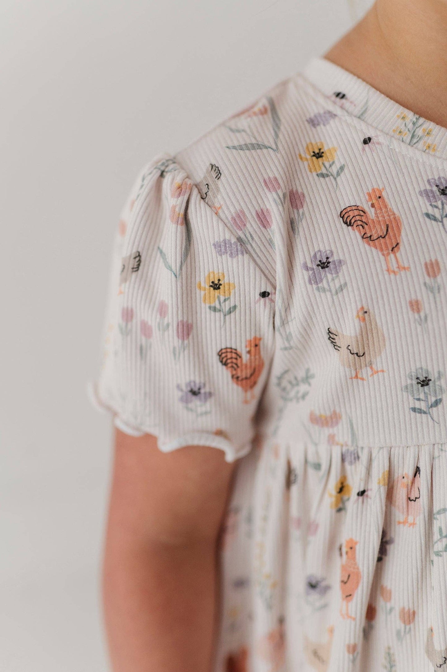 Floral Chickens Babydoll Set
