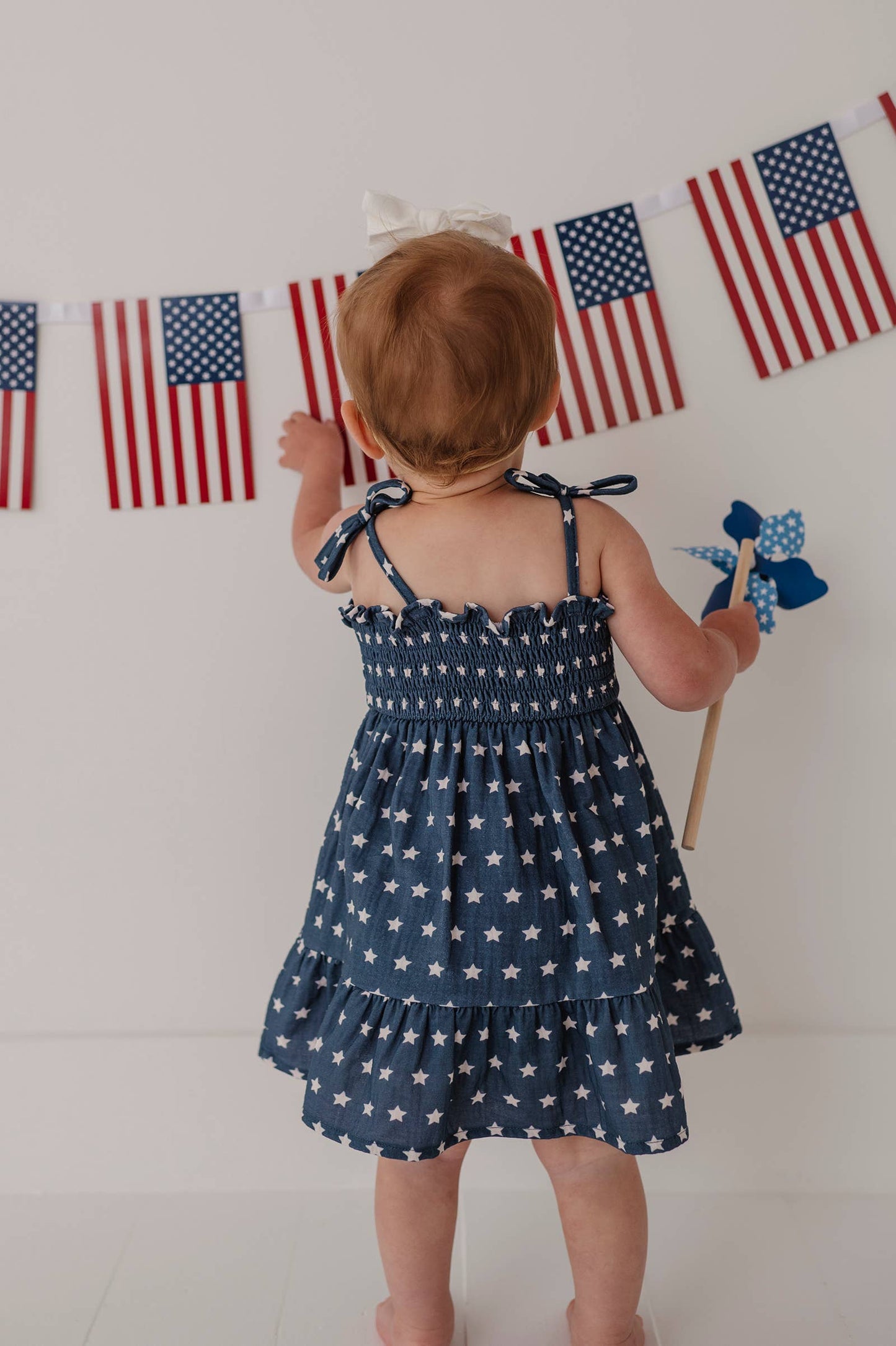 American Stars Tiered Mini Dress