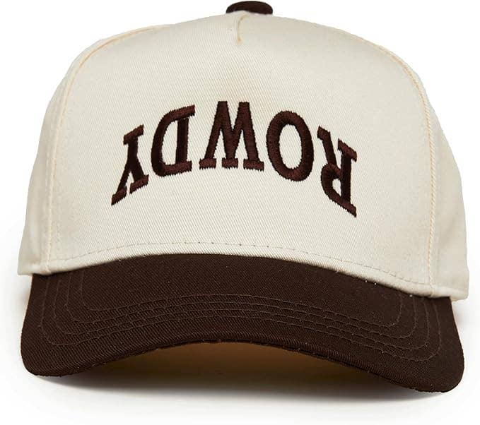 Rowdy Upside Down 2-Tone Cap - Brown/Beige