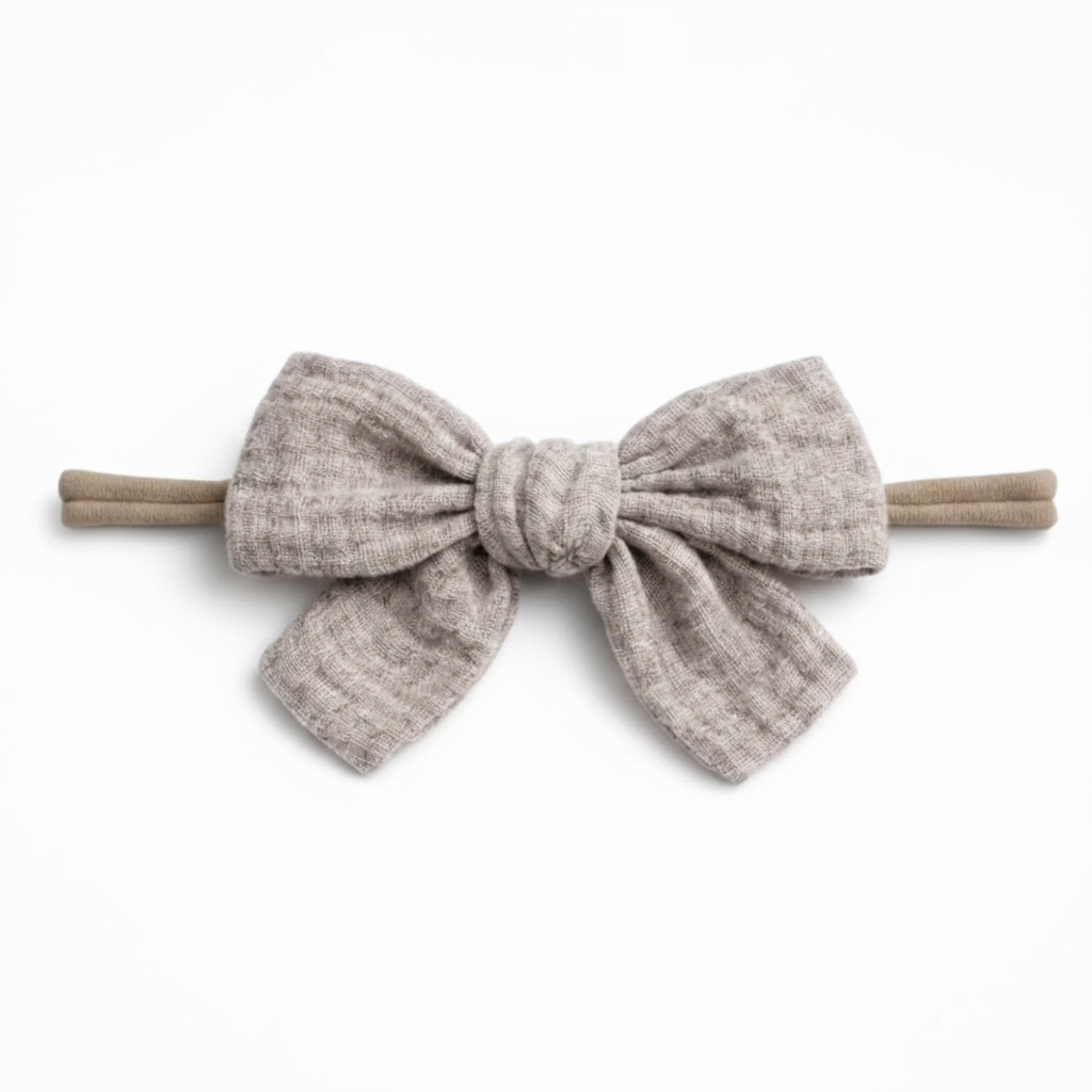 Nylon Bow - Stone