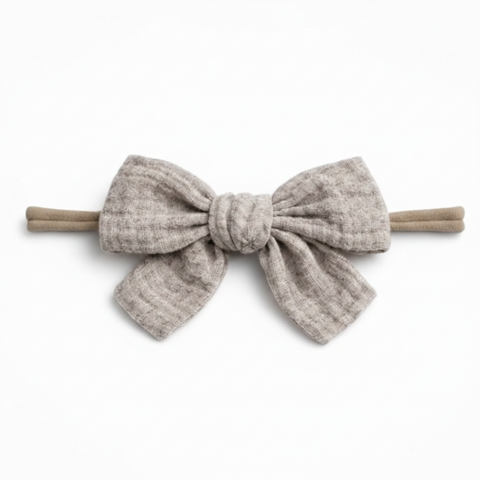 Nylon Bow - Stone
