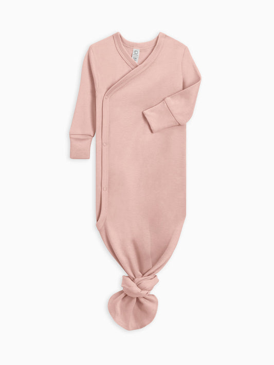 Organic Newborn Indy Kimono Gown - Ballet