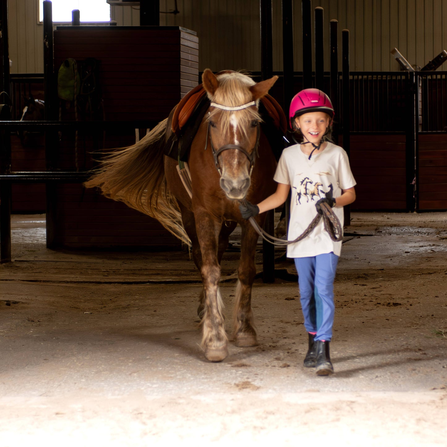 Wild Horses Western Kids Tee