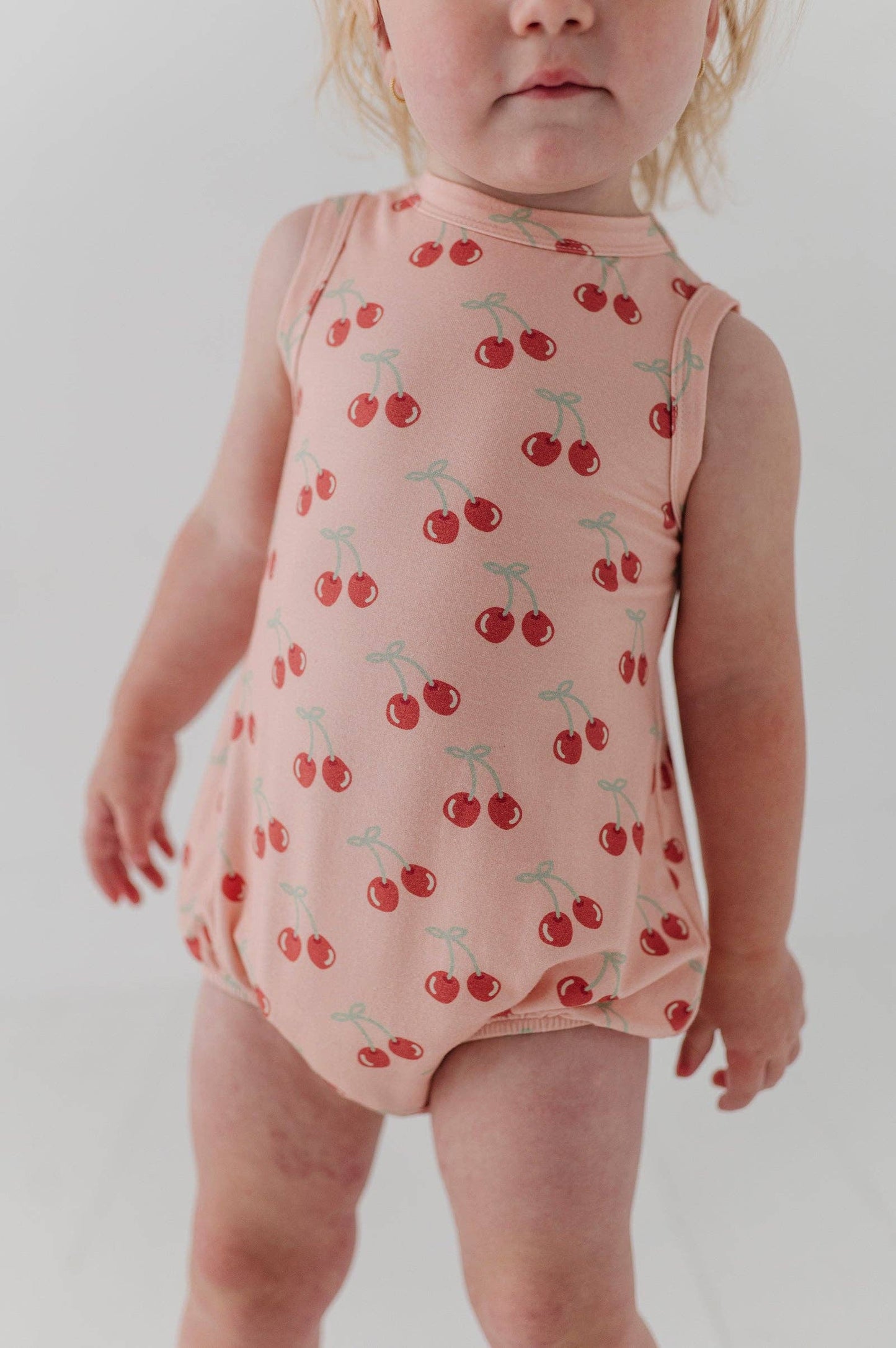 Cherries Bamboo Bubble Romper