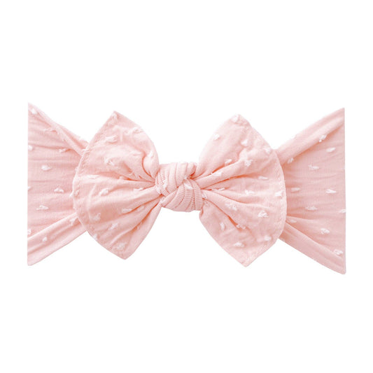 rose quartz dot PATTERNED SHABBY KNOT