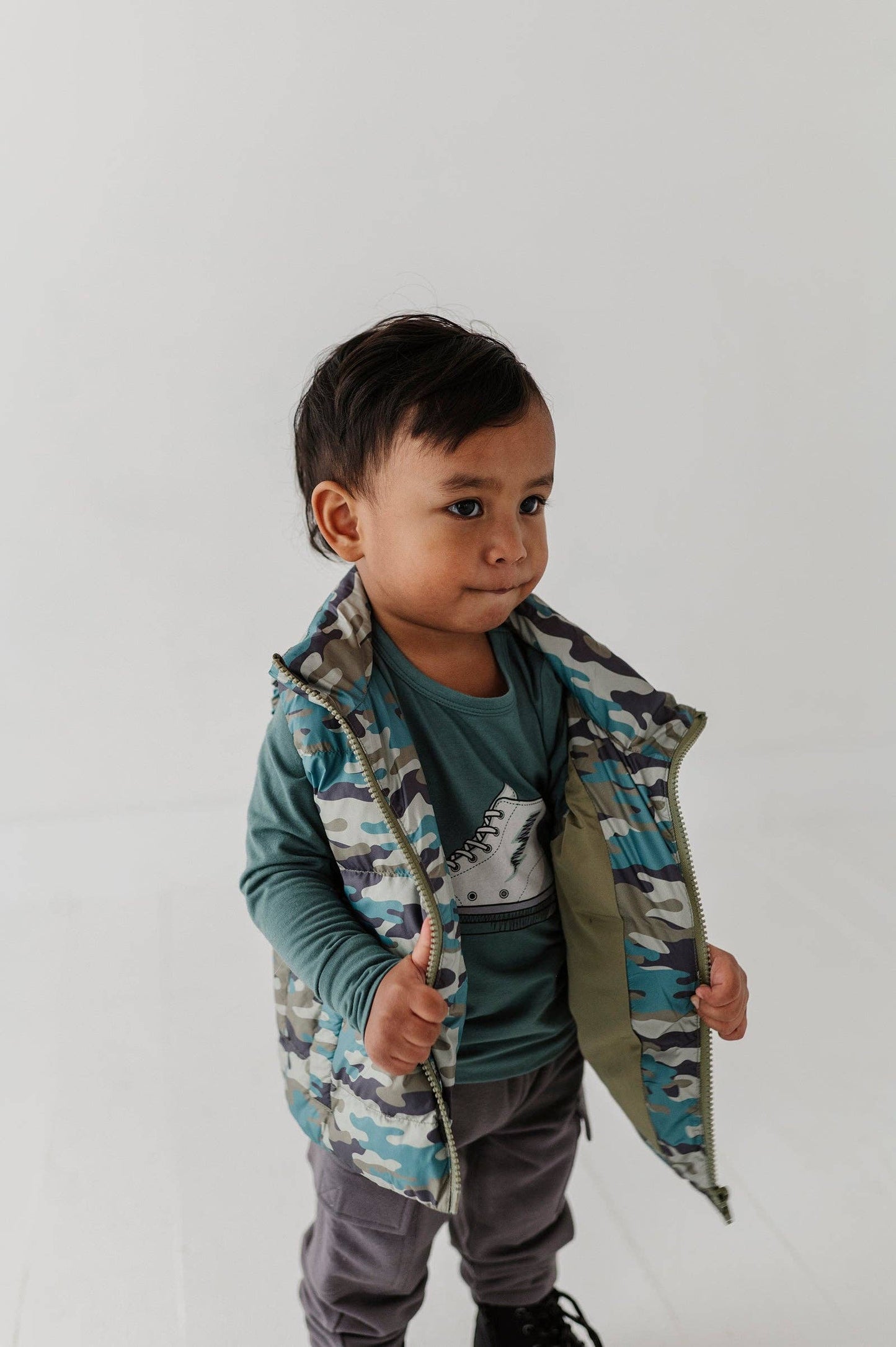 Camouflage Puffer Vest