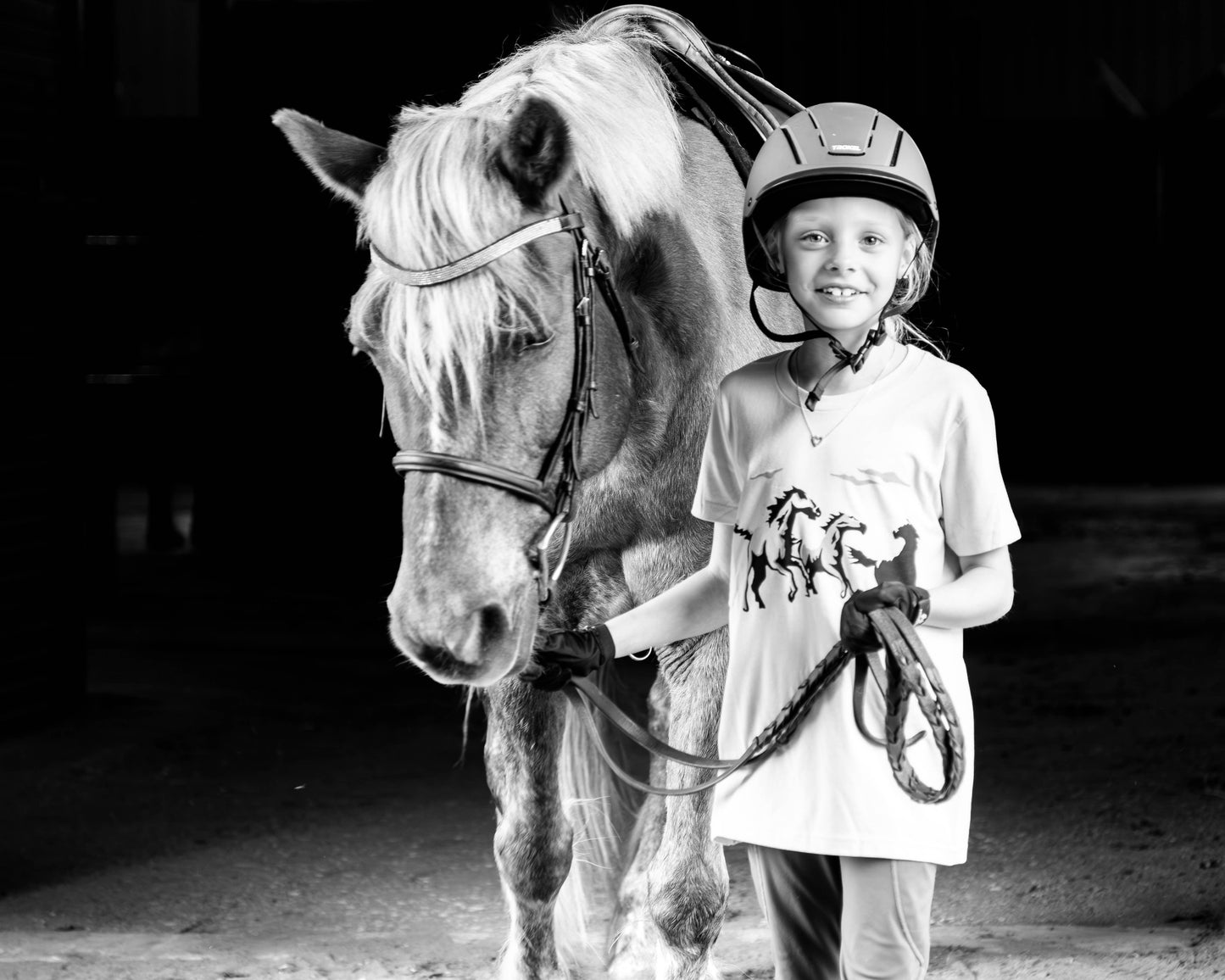 Wild Horses Western Kids Tee